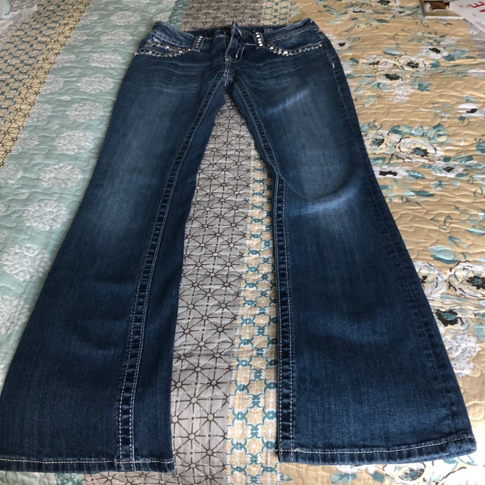 Miss Me Boot Cut Jeans - Picture 3 of 6